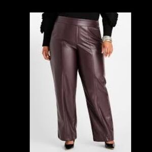 Asos faux leather trouser pants